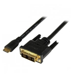 StarTech.com HDCDVIMM2M adaptor pentru cabluri video 2 m Mini-HDMI DVI-D Negru