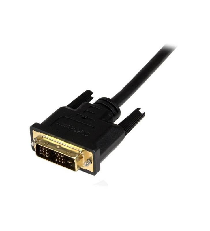 StarTech.com HDCDVIMM2M adaptor pentru cabluri video 2 m Mini-HDMI DVI-D Negru