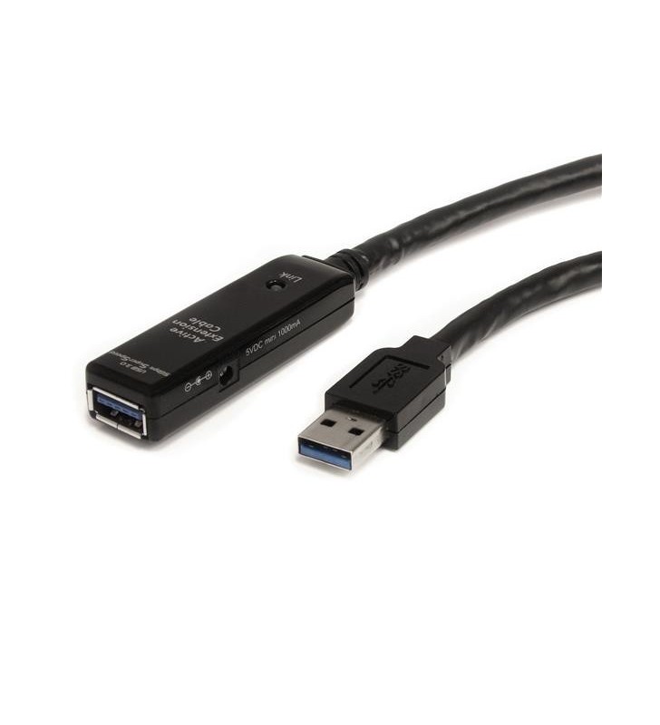 StarTech.com USB3AAEXT10M cabluri USB 10 m 3.2 Gen 1 (3.1 Gen 1) USB A Negru