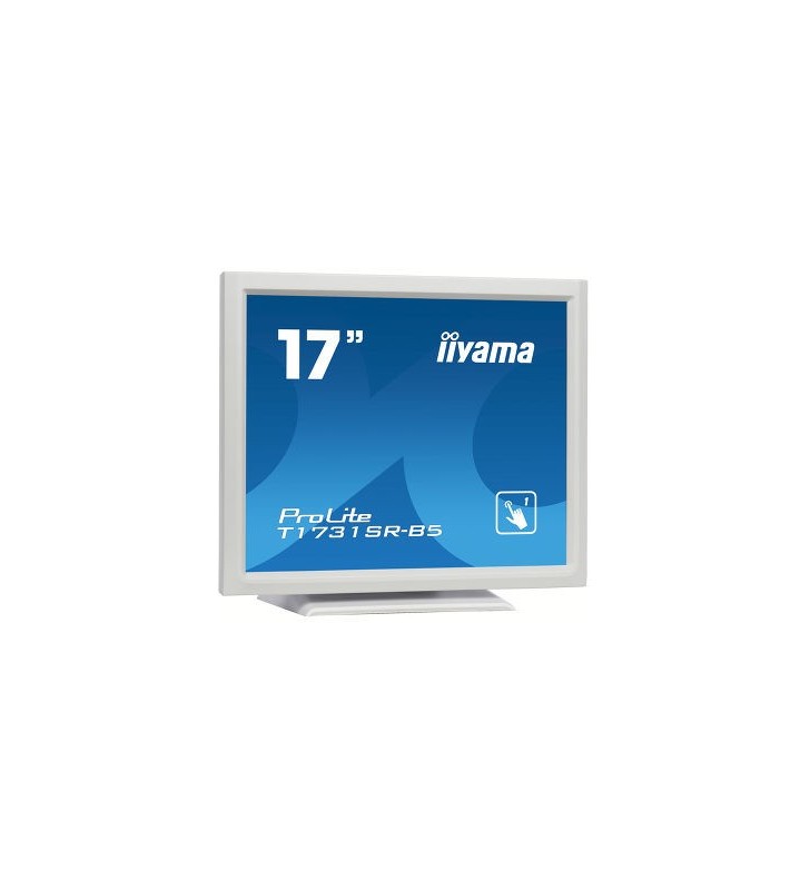 iiyama ProLite T1731SR-W5 monitoare cu ecran tactil 43,2 cm (17") 1280 x 1024 Pixel Alb O singură atingere