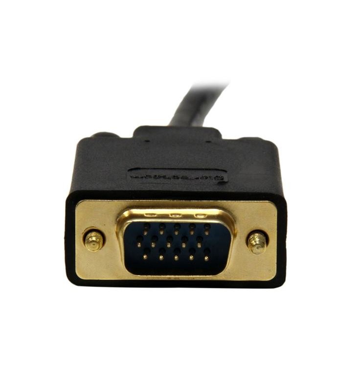 StarTech.com DP2VGAMM6B adaptor pentru cabluri video 1,8 m DisplayPort VGA (D-Sub) Negru