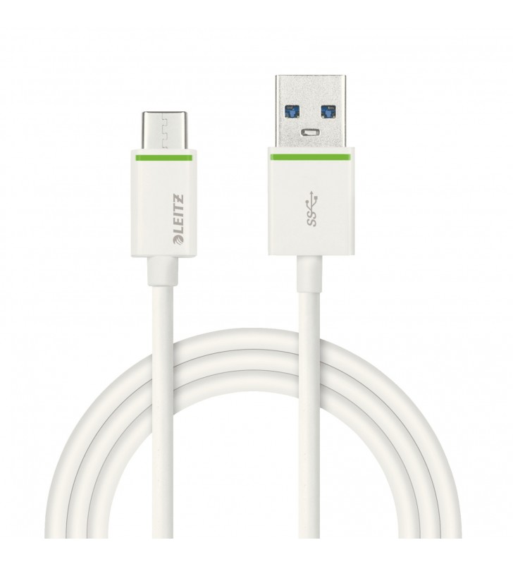 Leitz 63350001 cabluri USB 1 m 3.2 Gen 1 (3.1 Gen 1) USB A USB C Alb
