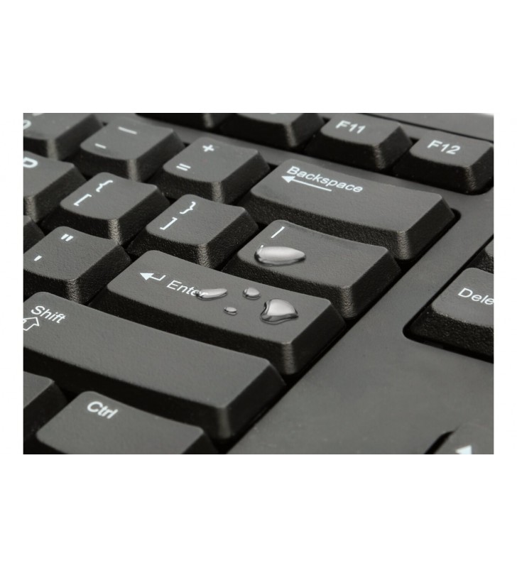 Kensington ValuKeyboard tastaturi USB QWERTZ Germană Negru