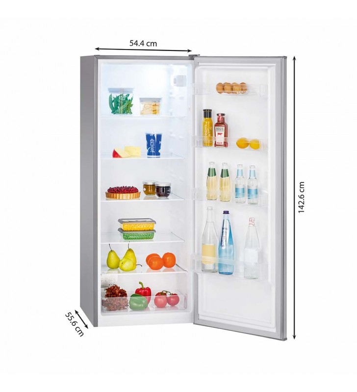 Bomann full room refrigerator VS 7339 stainless steel look