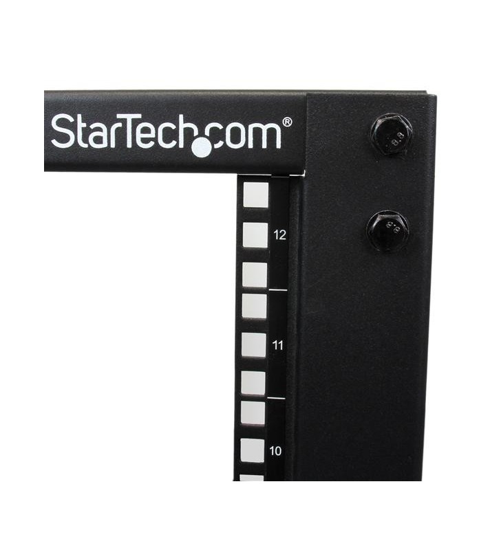 StarTech.com 4POSTRACK12U rack-uri 12U Raft de sine stătător Negru