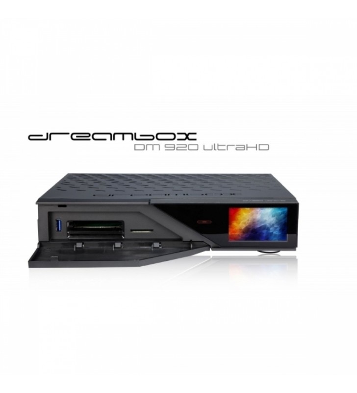 Receiver Dreambox DM920 UltraHD 4K Tuner Satelit Dual DVB-S2X FBC MULTISTREAM PVR Linux Dreambox OS 2.2