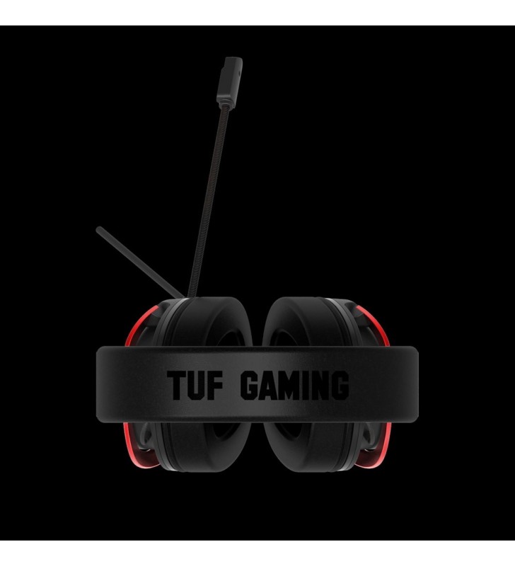 ASUS TUF Gaming H3 Căști Bandă de fixare pe cap Negru, Roşu