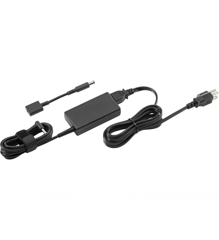 HP 45W Smart AC Adapter adaptoare și invertoare de curent De interior Negru