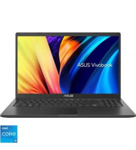 Laptop ASUS 15.6'' VivoBook 15 X1500EA, FHD, Procesor Intel® Core™ i5-1135G7 (8M Cache, up to 4.20 GHz), 16GB DDR4, 1TB HDD + 512GB SSD, Intel Iris Xe, No OS, Indie Black