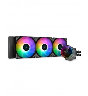 DeepCool CASTLE 360EX A-RGB Procesor Răcire lichidă all-in-one 12 cm Negru 1 buc.