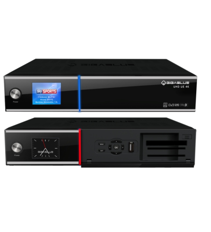 Receiver GigaBlue UHD UE 4K Tuner Satelit Dual DVB-S2 FBC PVR SAT- IP Linux Enigma2
