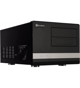 SilverStone SST-SG02B-F USB 3.0 - Sugo Micro ATX Computer Cube Case, black
