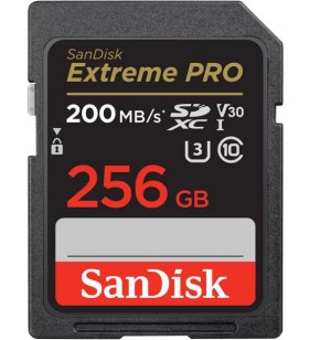 EXTREME PRO 256GB SDXC MEMORY/CARD 200MB/S 140MB/S UHS-I CL 10