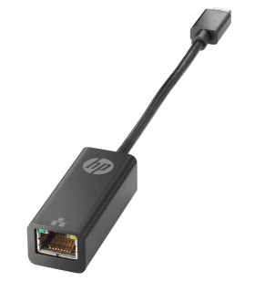 HP USB-C to RJ45 Adapter Negru