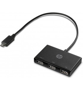 HP Z6A00AA hub-uri de interfață USB 3.2 Gen 1 (3.1 Gen 1) Type-C Negru