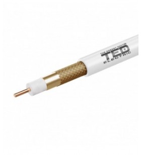Cablu coaxial 75 ohm RG6 cupru + tresa TED Wire Expert 100ml TED002358