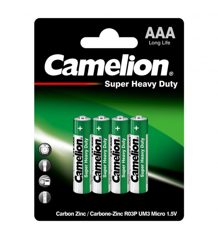 Camelion Germania baterie Long Life Super Heavy Duty AAA (R3) B4 (48/1152)
