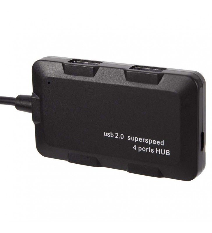 Hub USB spliter Hi-Speed 4 porturi USB2.0 + micro USB TED600083