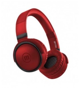 Maxell casca digital stereo wireless B*52 Full SIZE Bluetooth + Microfon red 348371