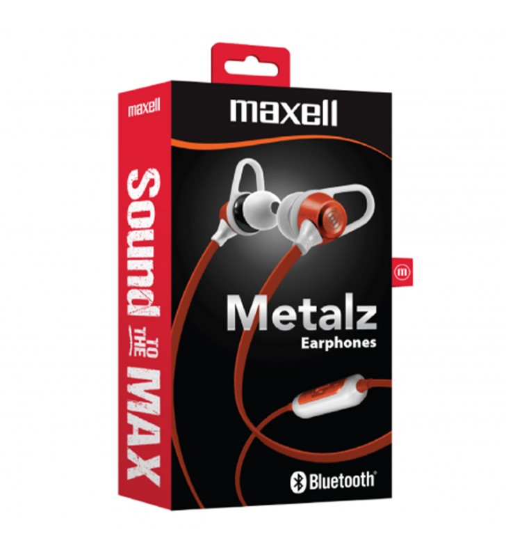 Maxell casca digital stereo wireless EB-BT750 Metalz ONESIE Bluetooth + Microfon orange 348432