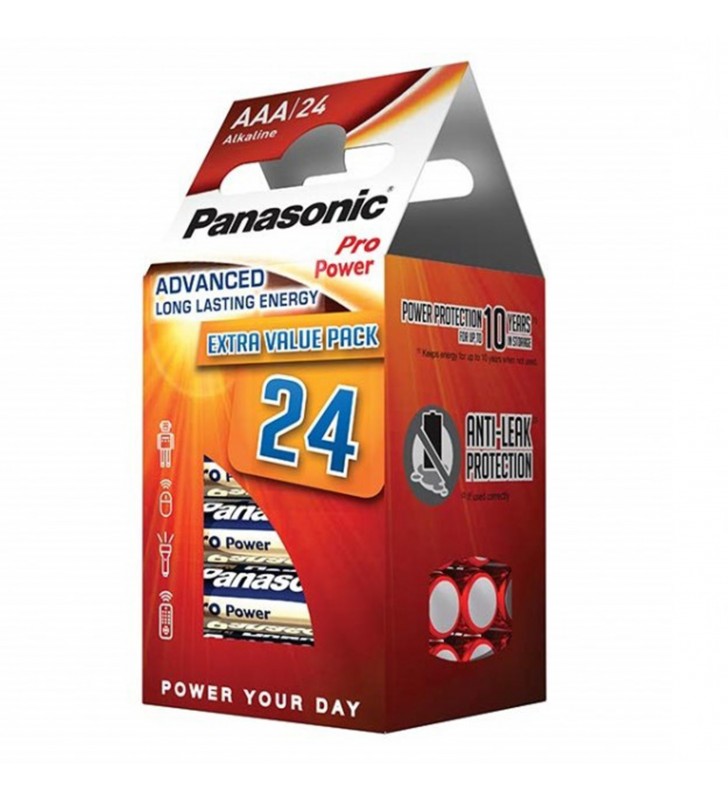 Panasonic baterie alcalina AAA (LR03) Pro Power Bl24 LR03PPG/24CD