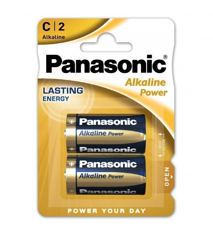 Panasonic baterie alcalina C (LR14) Alkaline Power (Bronze) LR14APB/2BP B2 (24/120)