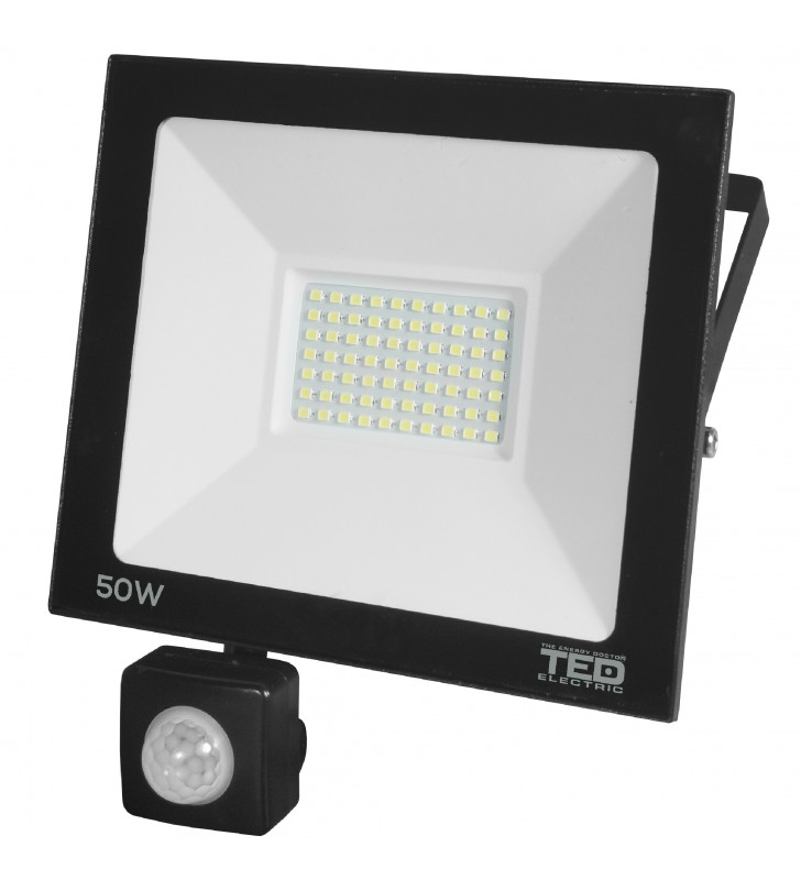 Proiector LED 50W 6400K 5000lm cu senzor TED001788