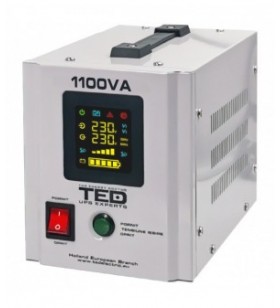 UPS 1100VA/700W runtime extins utilizeaza un acumulator (neinclus) TED UPS Expert TED000323