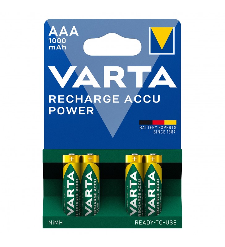 Varta acumulator 1000mA Ni-MH AAA (R3) ready to use B4 (40/200)