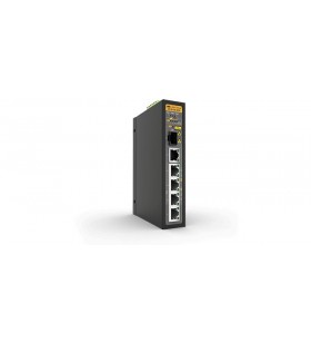 Allied Telesis IS130-6GP Fara management L2 Gigabit Ethernet (10/100/1000) Negru Power over Ethernet (PoE) Suport