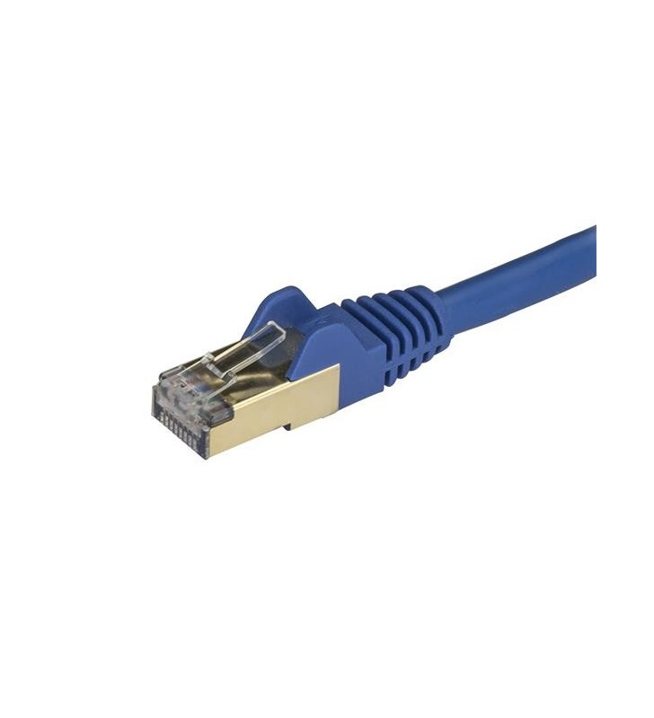 StarTech.com 6ASPAT750CMBL cabluri de rețea 7,5 m Cat6a U/FTP (STP) Albastru