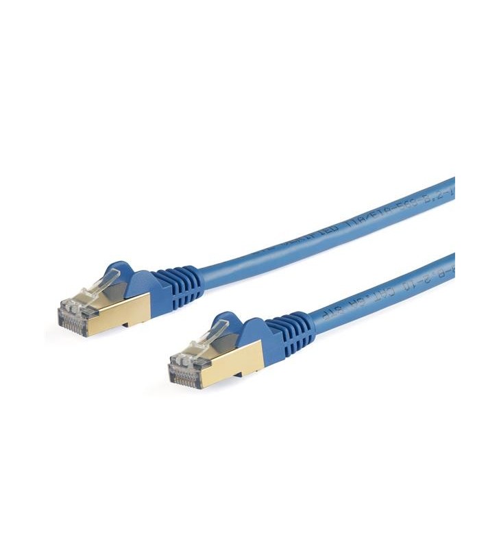 StarTech.com 6ASPAT10MBL cabluri de rețea 10 m Cat6a S/UTP (STP) Albastru