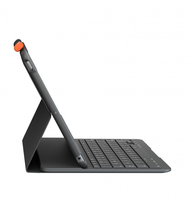 Logitech Slim Folio tastatură pentru terminale mobile AZERTY Franţuzesc Grafit Bluetooth