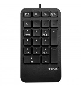 V7 KP400-1E tastă numerică USB Universală Negru