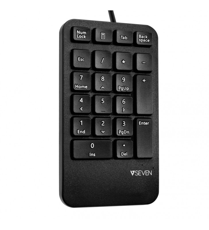 V7 KP400-1E tastă numerică USB Universală Negru