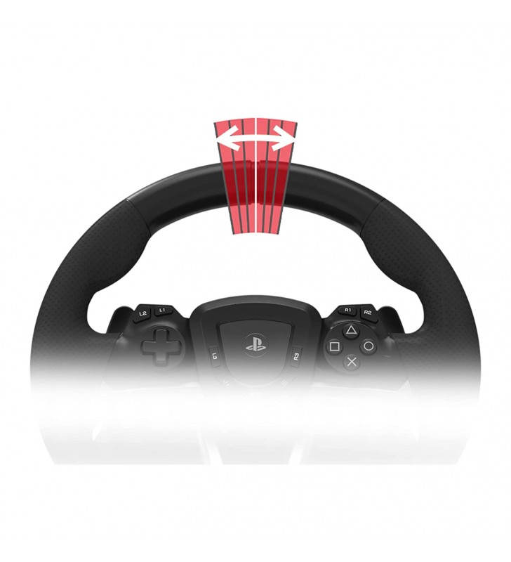 HORI Racing Wheel Apex for Playstation 5, PlayStation 4 and PC - Officially Licensed by Sony - Compatible with Gran Turismo 7