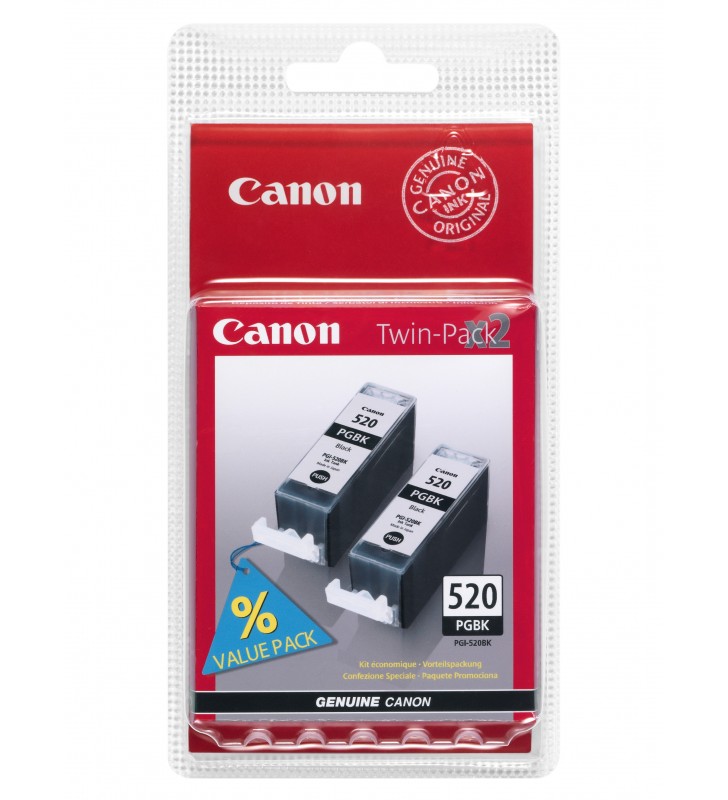 Canon PGI-520BK Twin Pack Original Negru 2 buc.