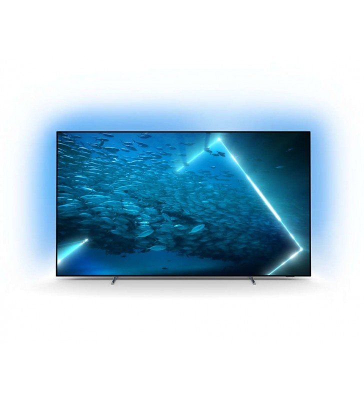 Philips 55OLED707/12 televizor 139,7 cm (55") 4K Ultra HD Smart TV Wi-Fi Metalic