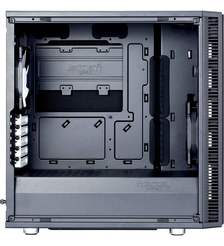 Fractal Design MicroATX Case Cases FD-CA-DEF-Mini-C-BK, color negro
