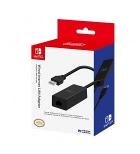 Nintendo Switch Wired Internet LAN Adapter by HORI Officially Licensed by Nintendo