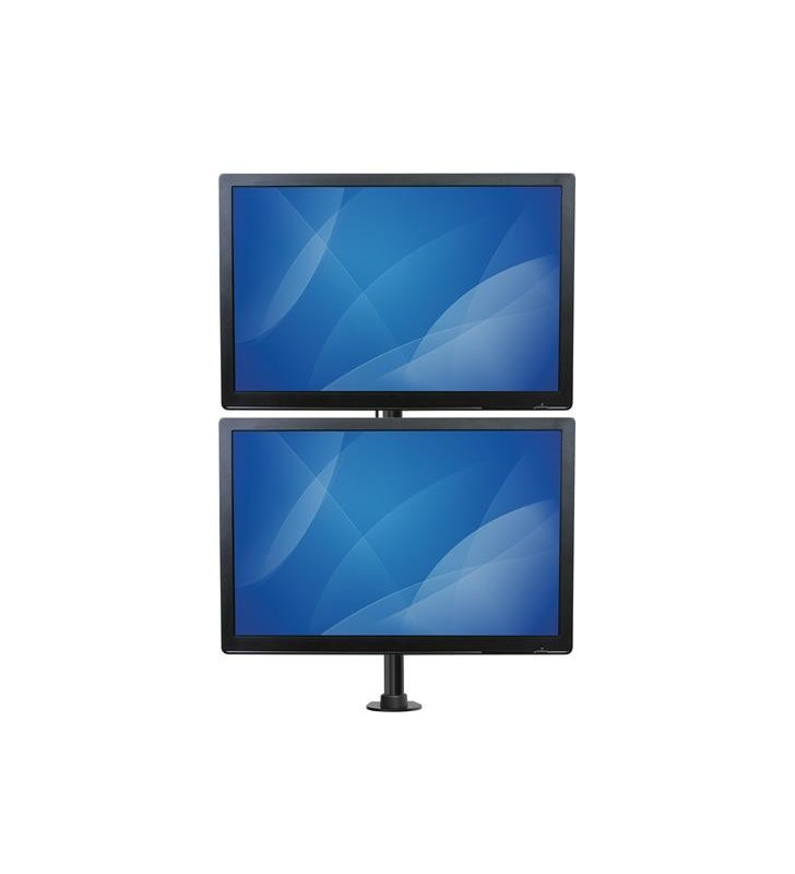 StarTech.com ARMDUALV suporturi pentru birou pentru monitoarele LCD 68,6 cm (27") Suport Negru