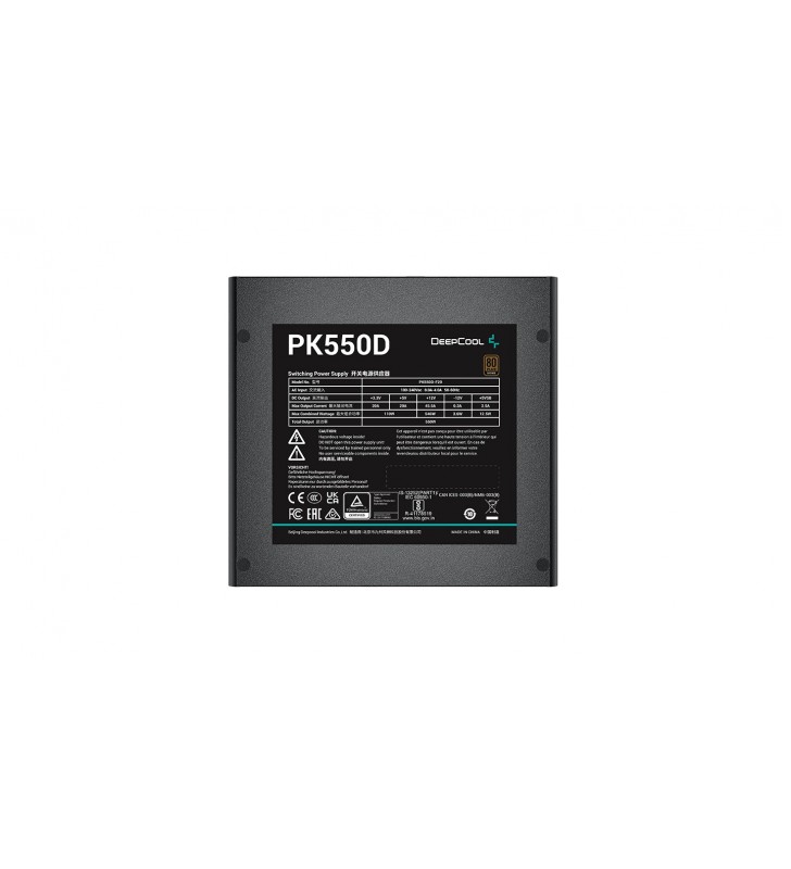 DeepCool PK550D unități de alimentare cu curent 550 W 20+4 pin ATX Negru