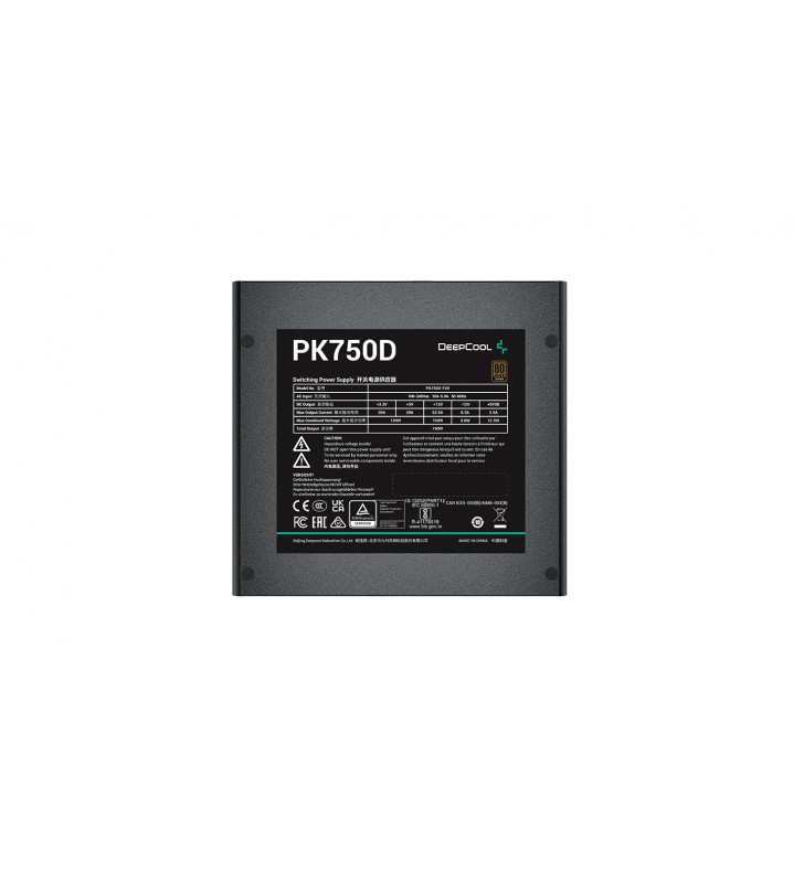 DeepCool PK750D unități de alimentare cu curent 750 W 20+4 pin ATX Negru