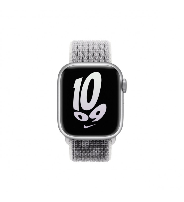 Curea Apple pentru Apple Watch 41mm Summit White/Black Nike Sport Loop