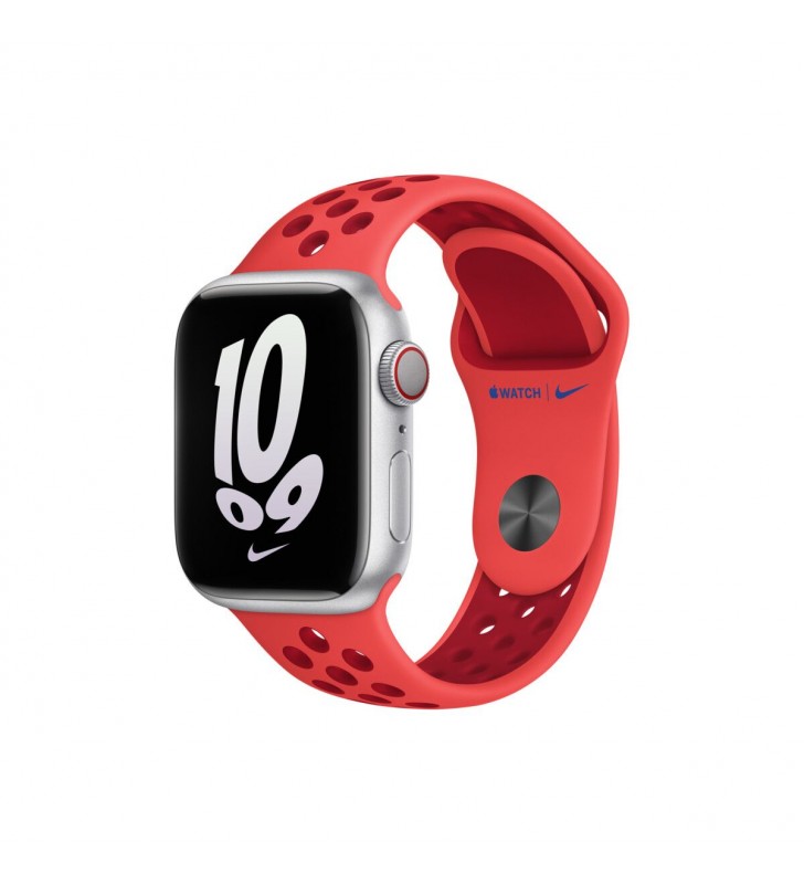 Curea Apple pentru Apple Watch 41mm Bright Crimson/Gym Red Nike Sport Band