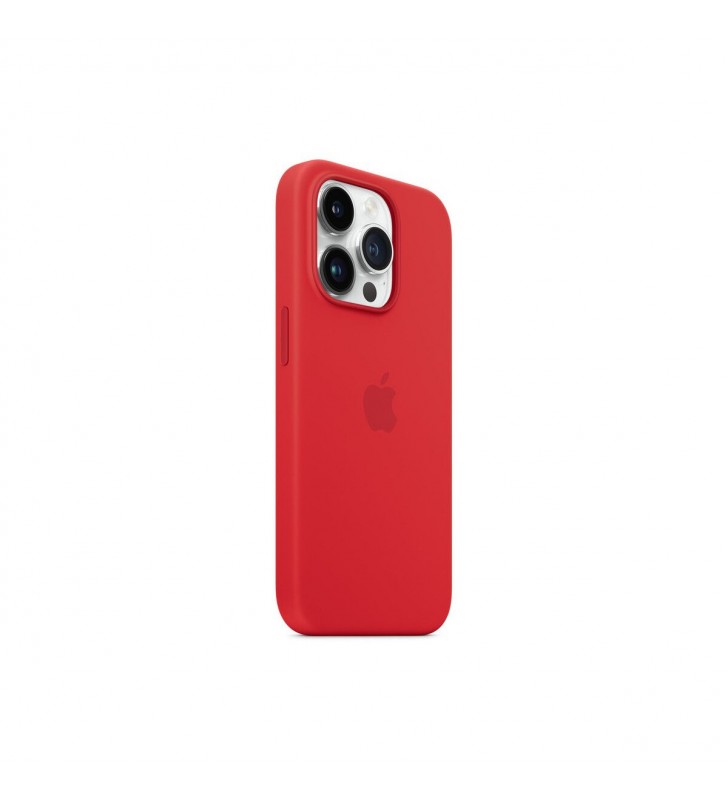 Husa de protectie Apple cu MagSafe pentru iPhone 14 Pro, Silicon, (PRODUCT)RED