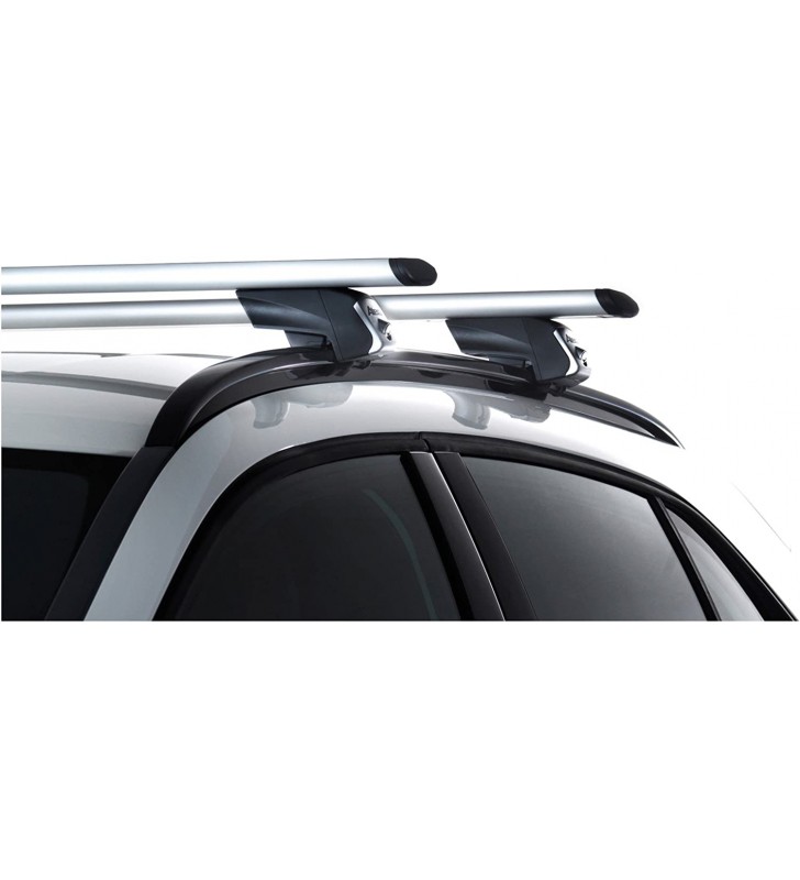 Atera 048510 RTD Carrier for Vehicles with Direct Rails, Aero Profile Support Tube: Profile 80 x 30 mm, 110 cm Long