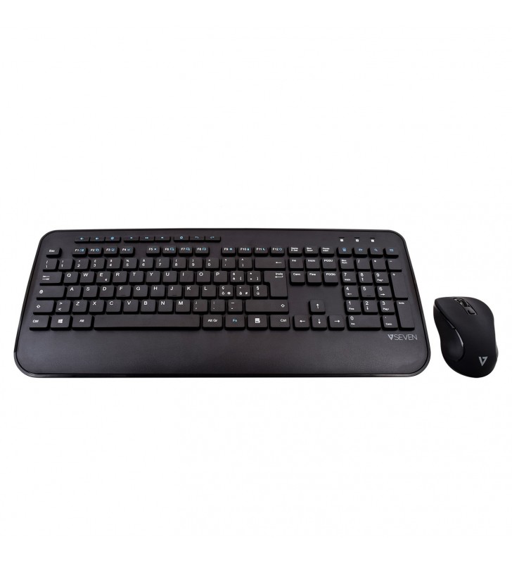 V7 CKW300IT tastaturi Bluetooth Italiană Negru