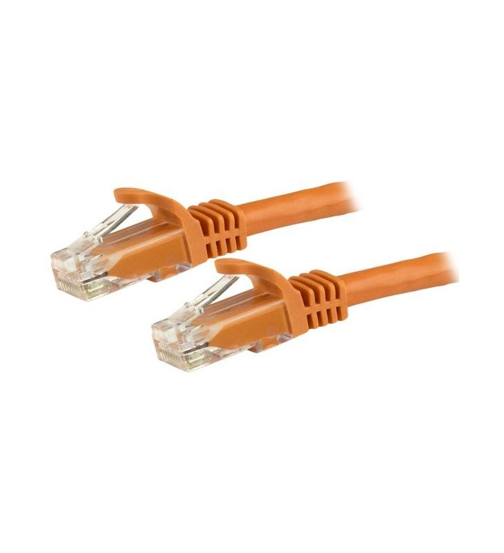StarTech.com N6PATC150CMOR cabluri de rețea 1,5 m Cat6 U/UTP (UTP) Portocală