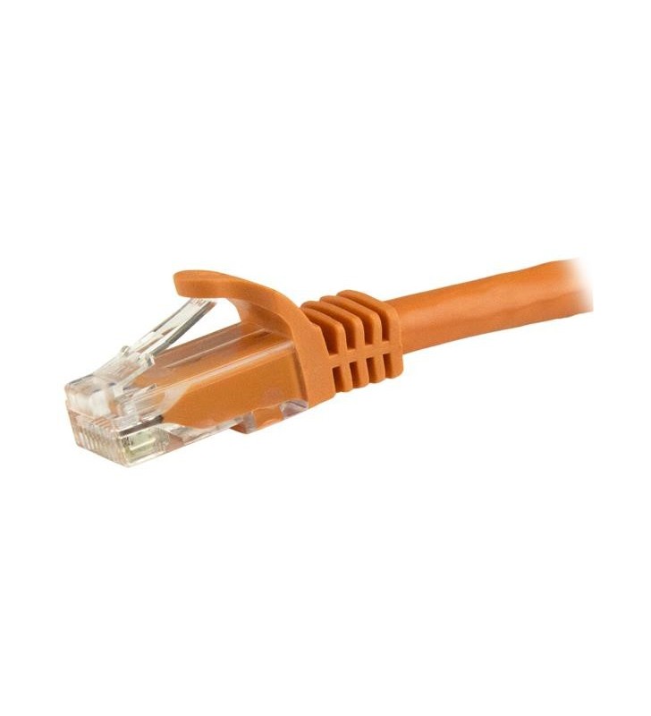 StarTech.com N6PATC150CMOR cabluri de rețea 1,5 m Cat6 U/UTP (UTP) Portocală
